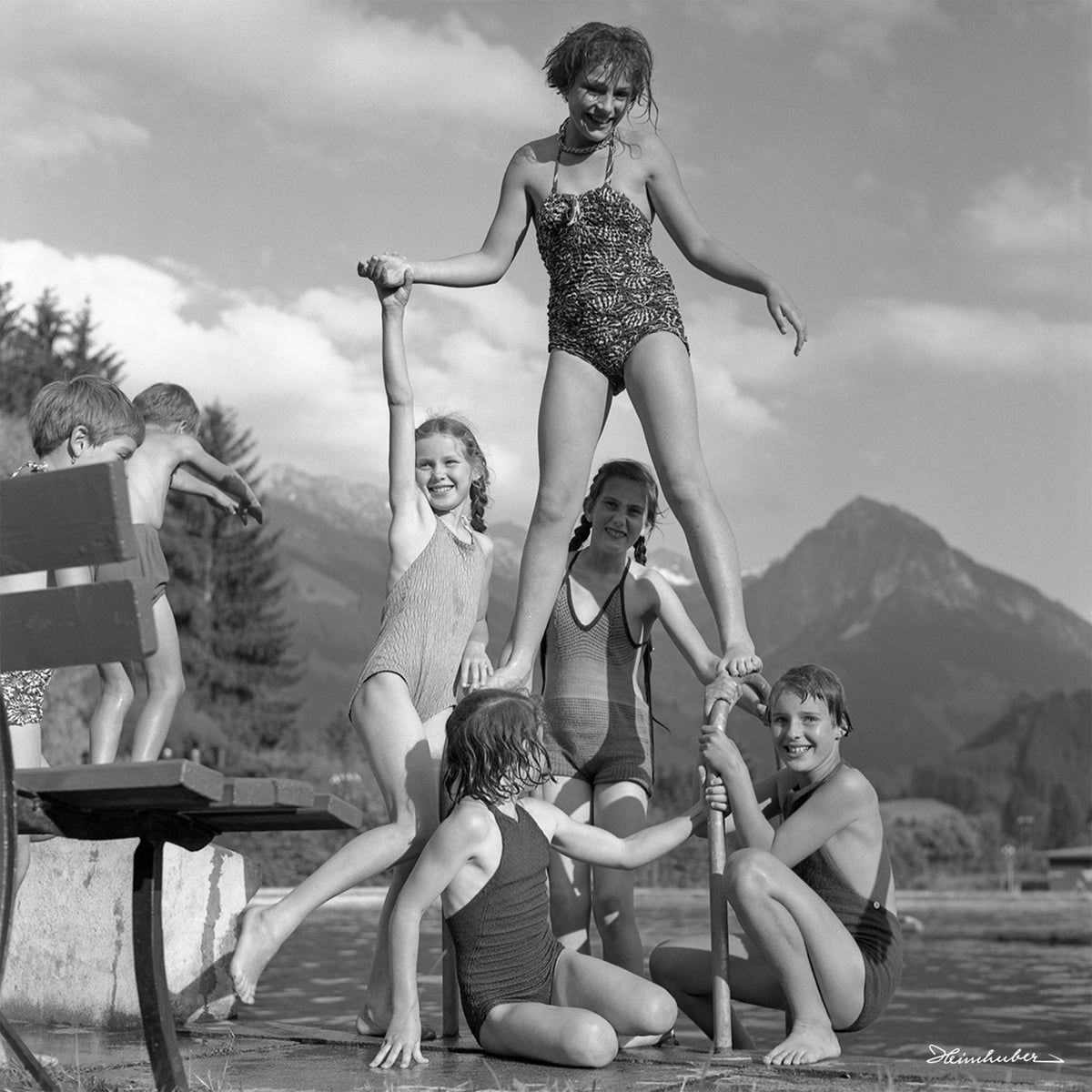 Badespaß im Freibad