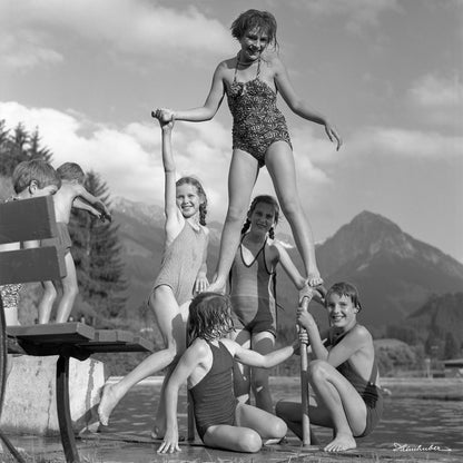 Badespaß im Freibad