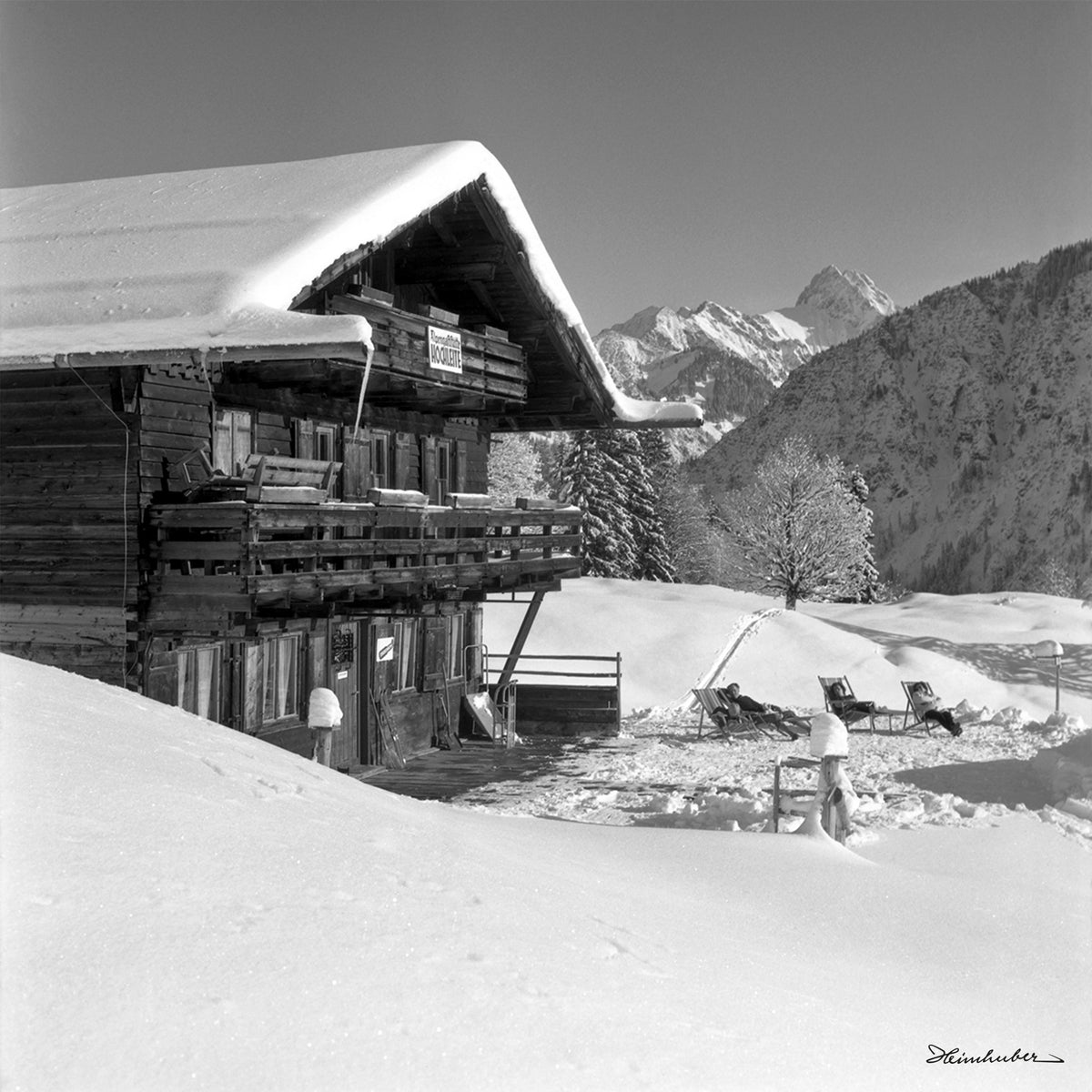 Berggasthof Hochleite im Winter