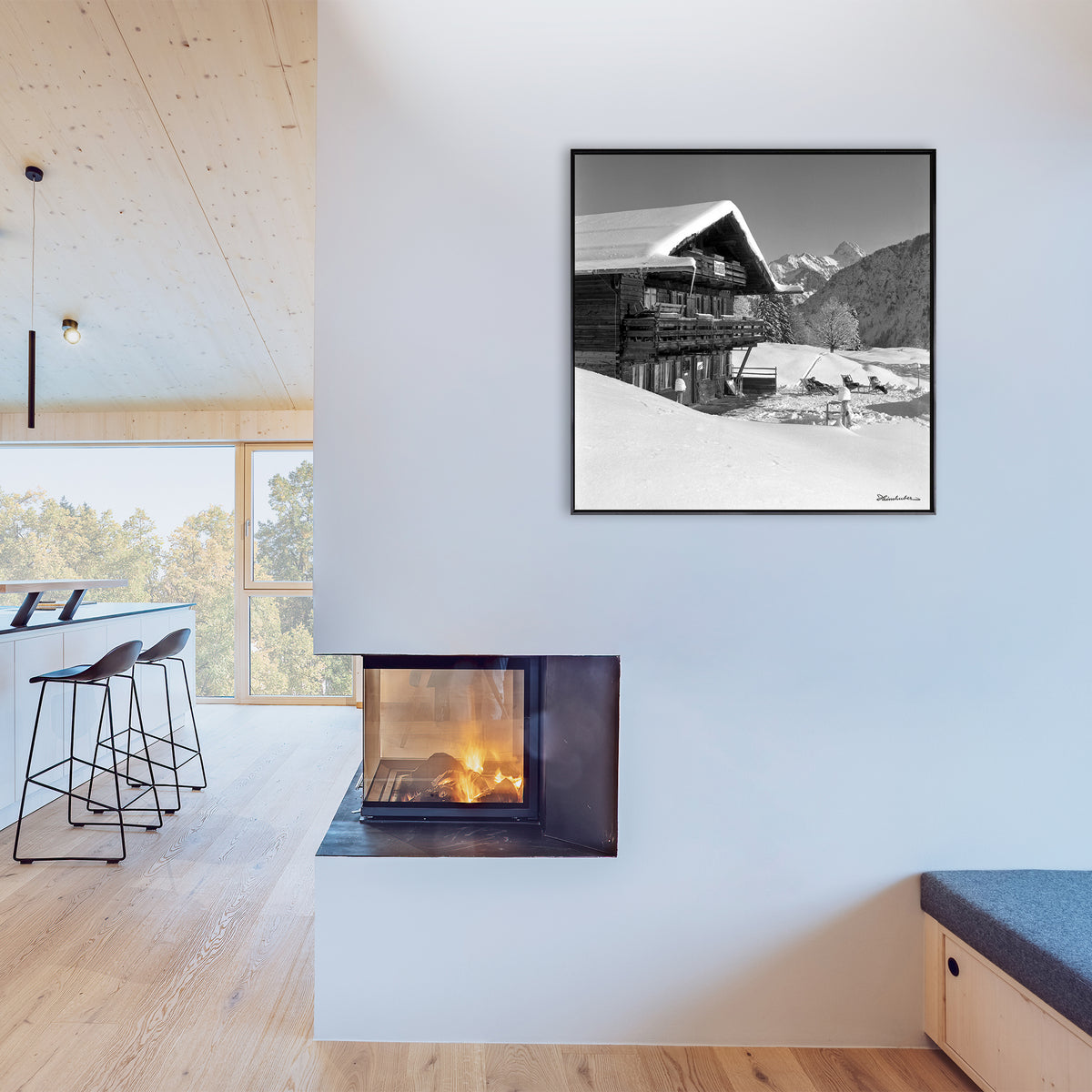 Berggasthof Hochleite im Winter