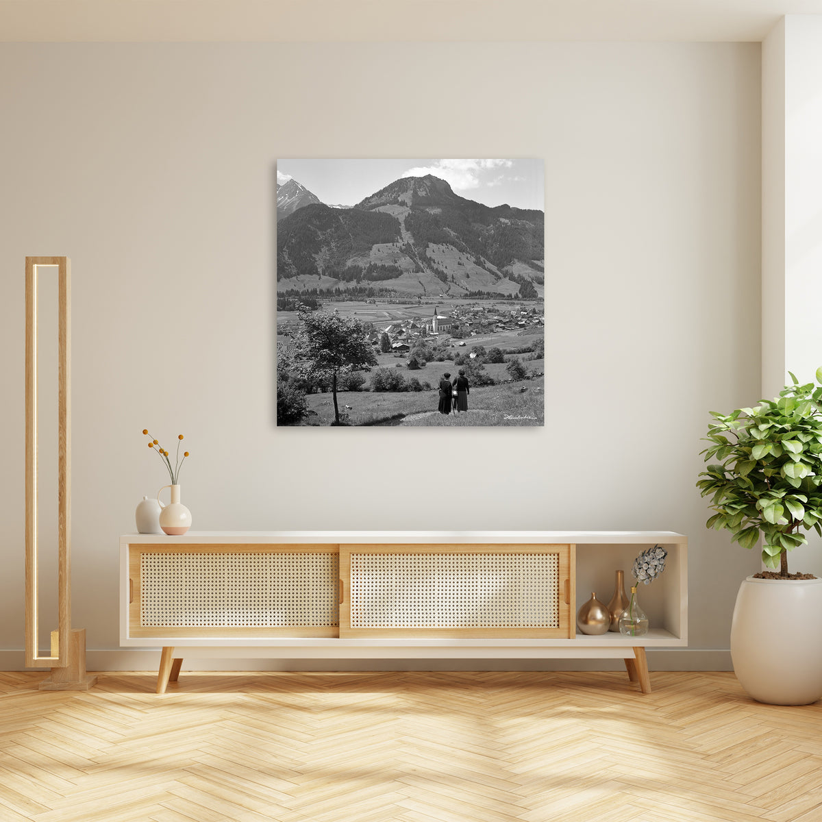 Blick auf Hindelang