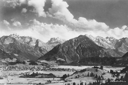 Oberstdorf mit Wolkenspiel