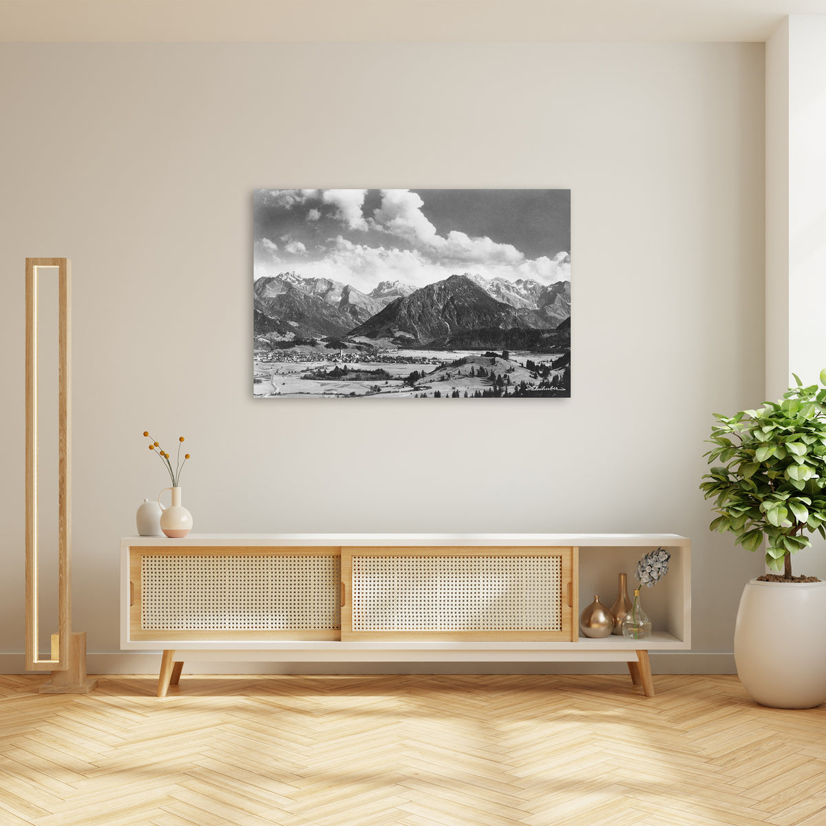 Oberstdorf mit Wolkenspiel