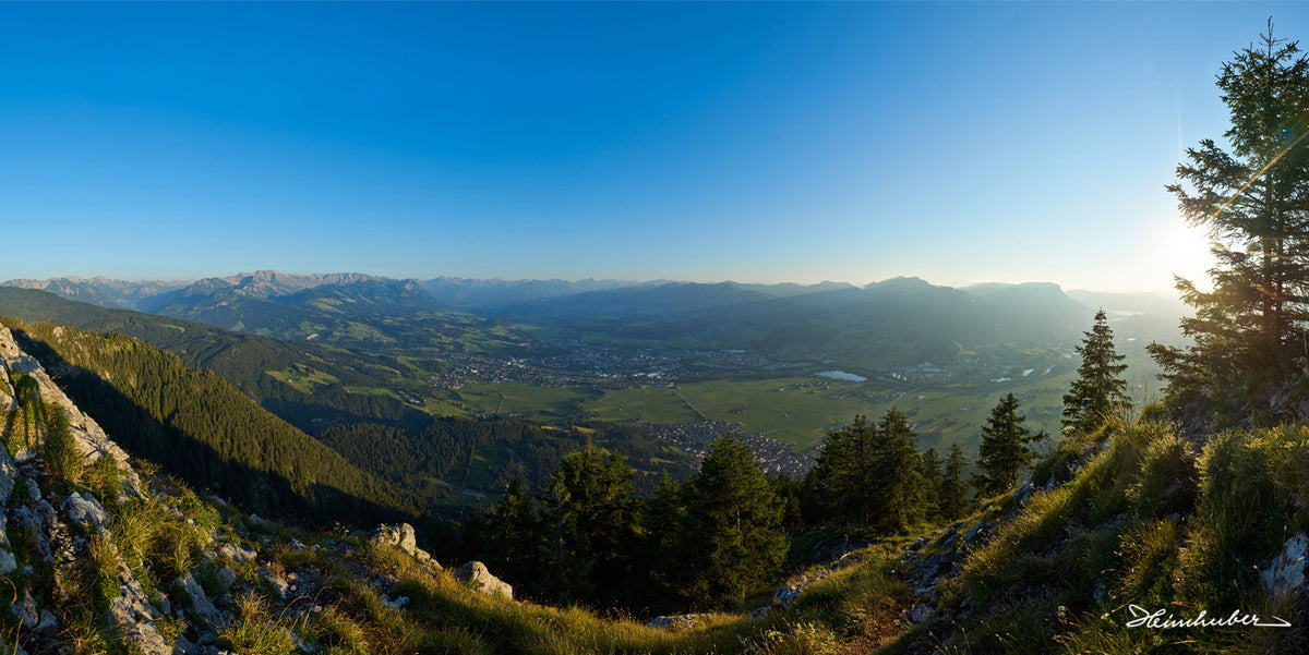 Panorama vom Burgberger Hörnle