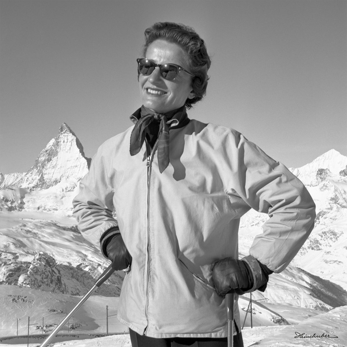 Posing vor dem Matterhorn