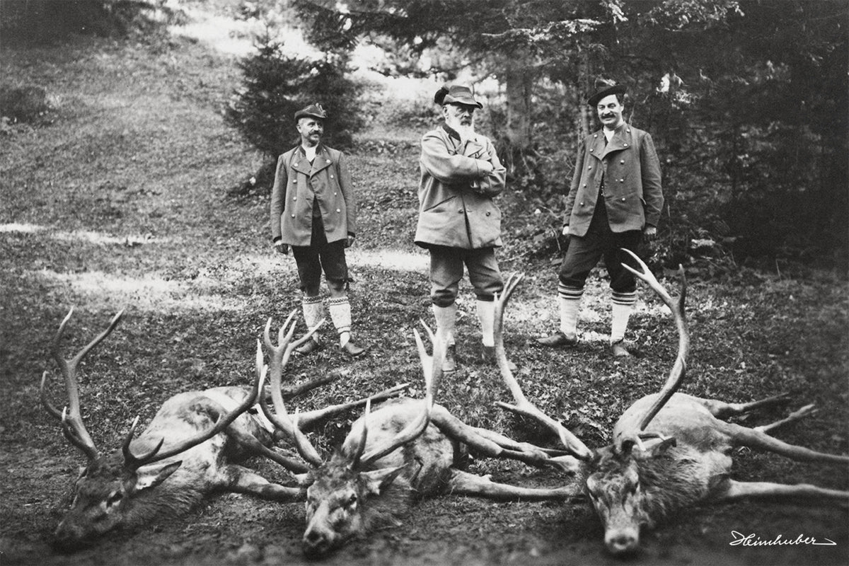 Prinzregent Luitpold bei der Hofjagd