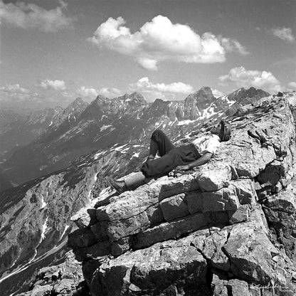 Rast an der Jochspitze