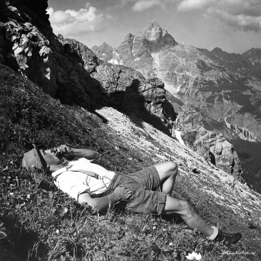 Rast vor dem Hochvogel
