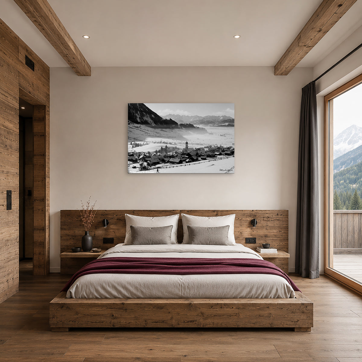 Rettenberg mit Allgäuer Alpen