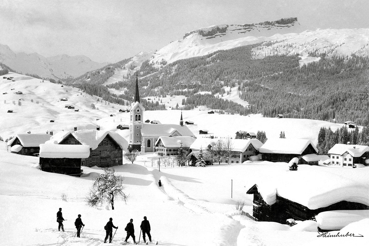 Skitourengeher in Riezlern
