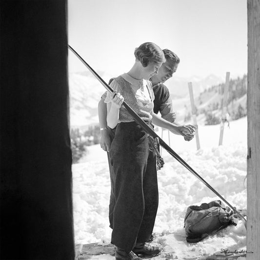 Romantischer Skiausflug