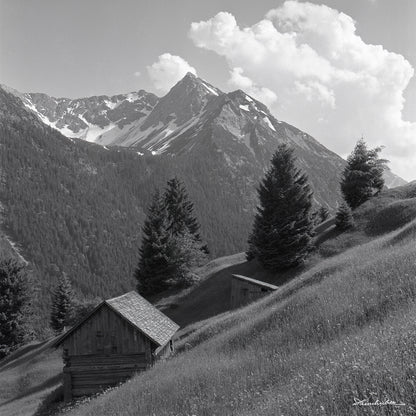 Rotspitze mit Hornwiesen und Stadel