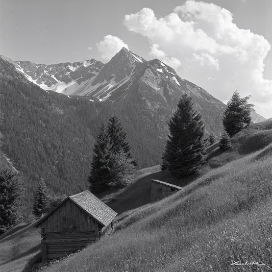 Rotspitze mit Hornwiesen und Stadel