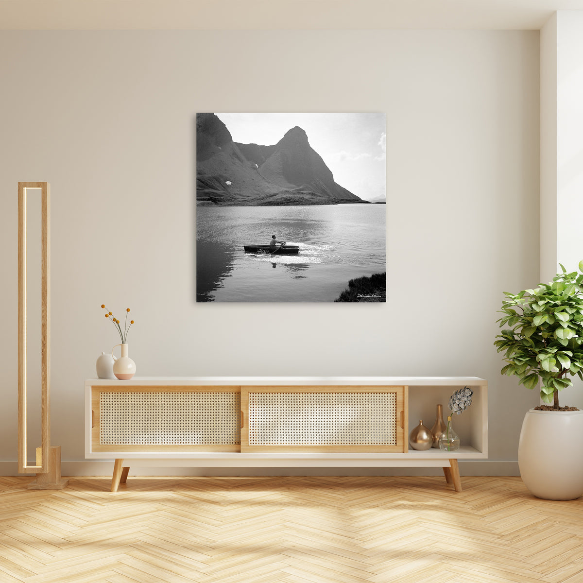 Ruderboot auf dem Rappensee