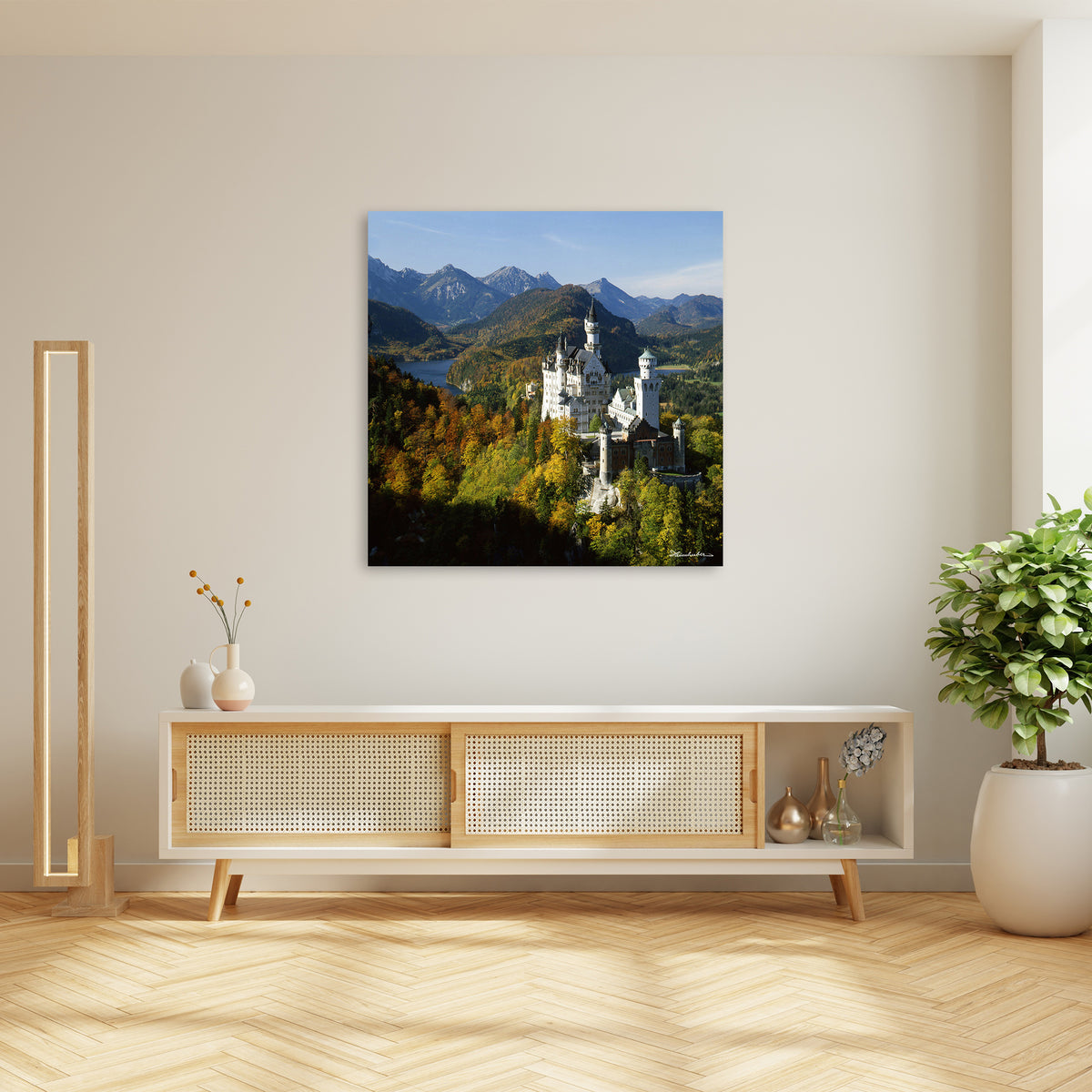 Schloss Neuschwanstein im Herbst