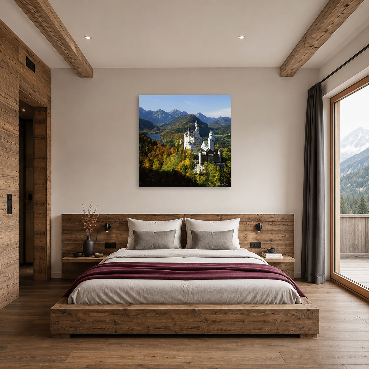 Schloss Neuschwanstein im Herbst