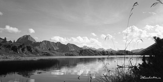 Seealpsee mit Gräsern