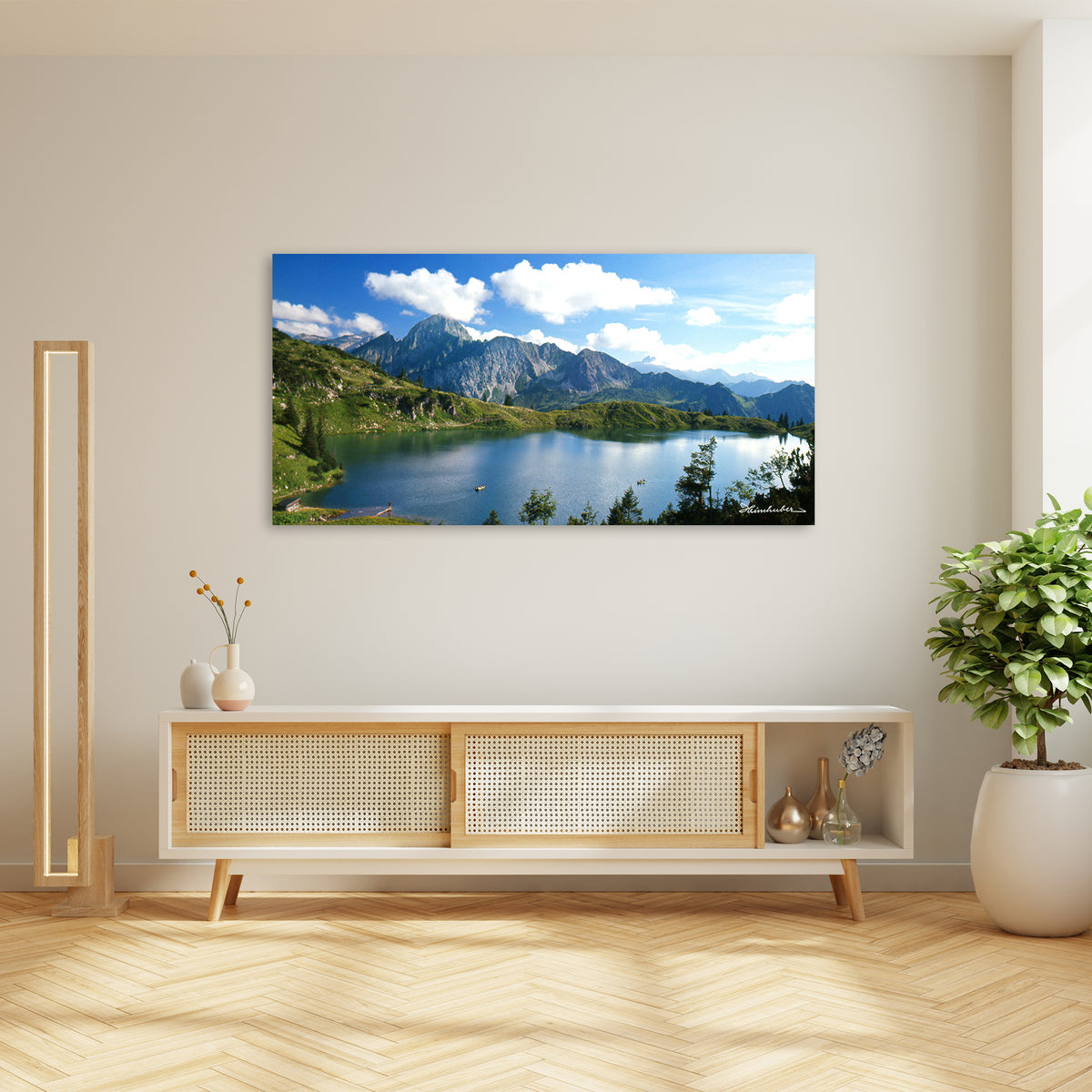 Ruderboote auf dem Seealpsee