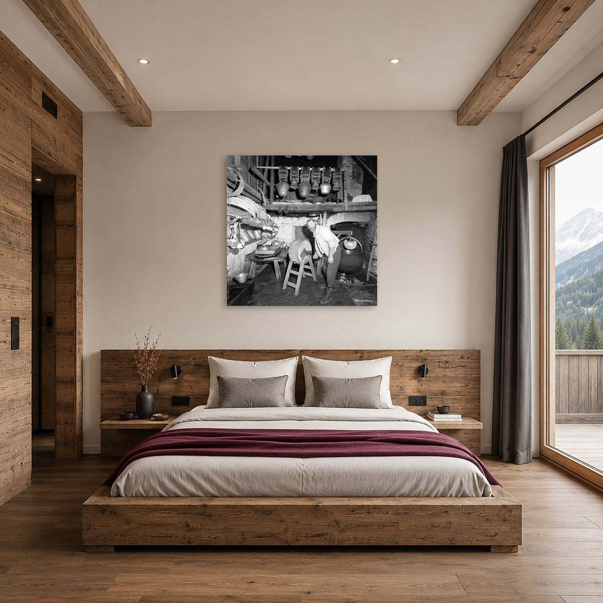 Senn auf der Schwandalpe am Grünten