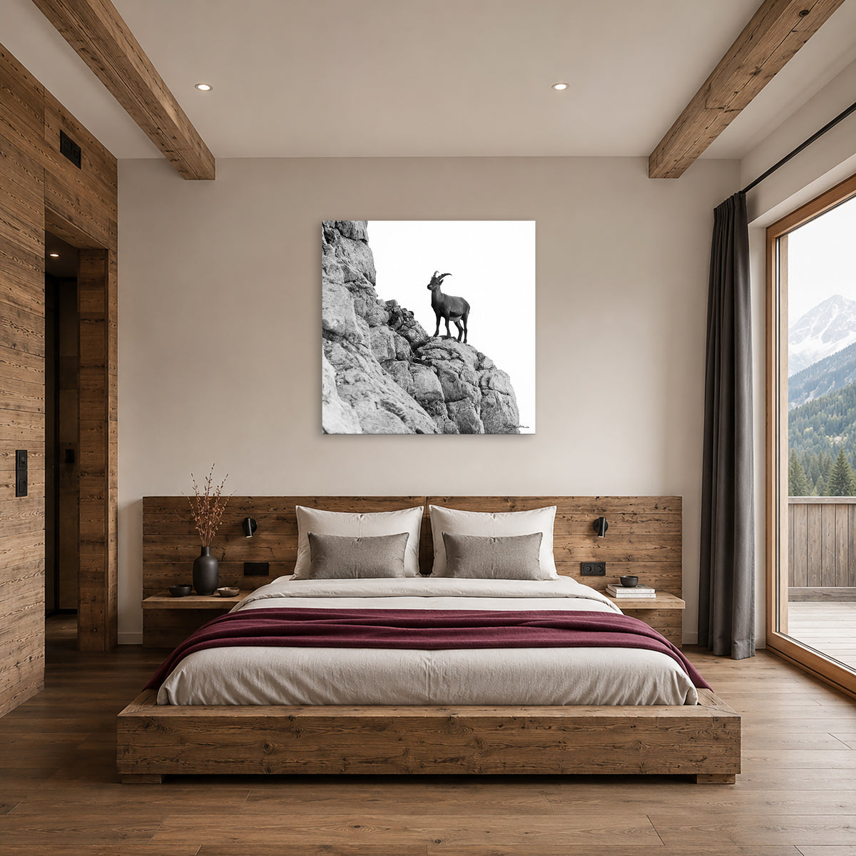 Steinbock an der Rotgundspitze