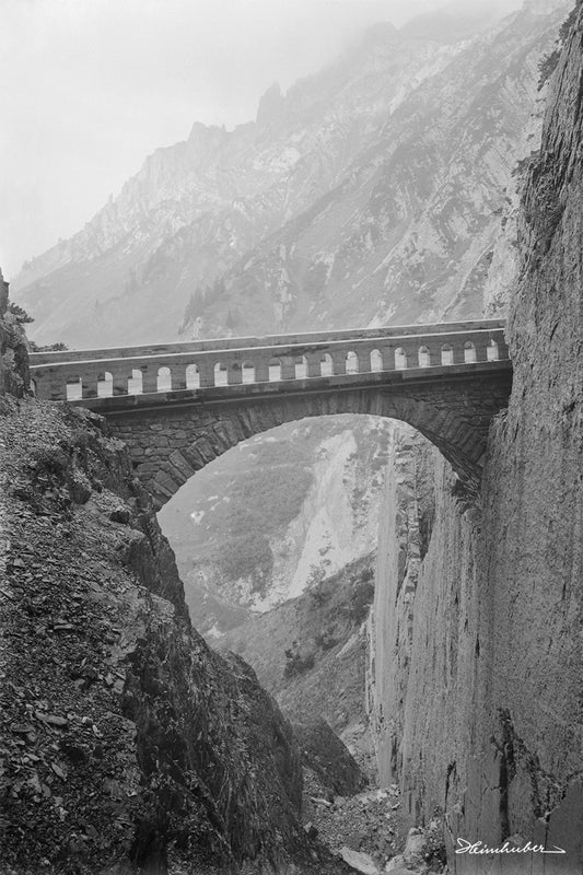 Hölltobelbrücke am Flexenpass