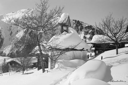 Gerstruben Kapelle im Winter
