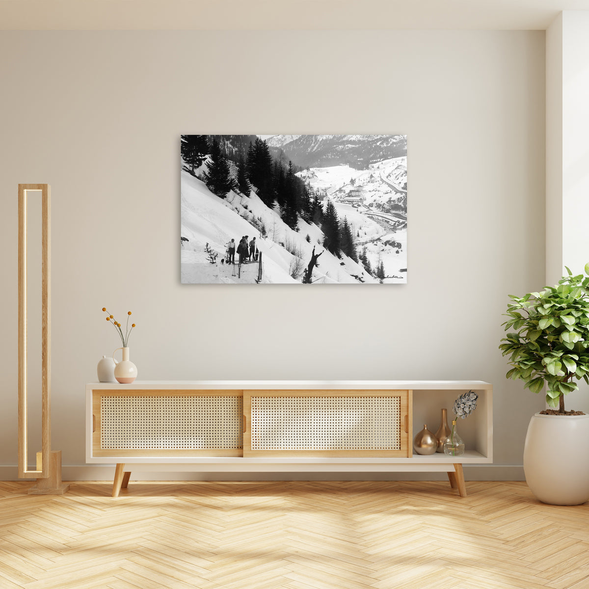Hannes Schneider springt in St. Anton