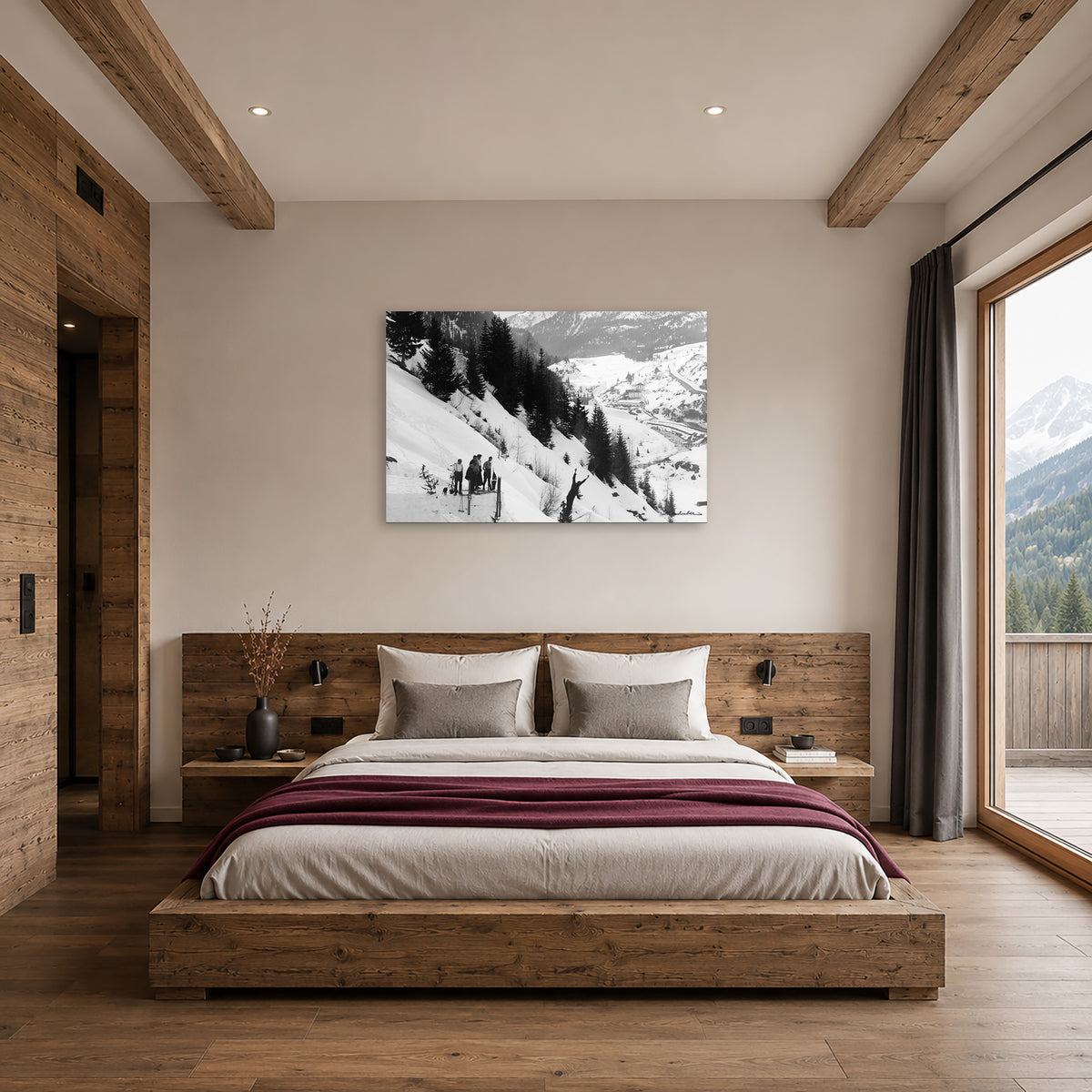 Hannes Schneider springt in St. Anton