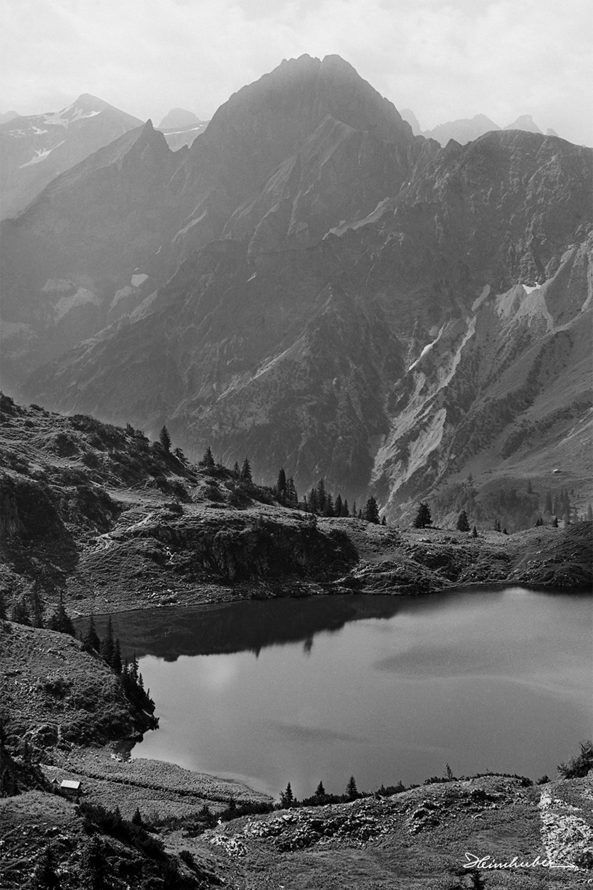 Blick vom Seealpsee zur Höfats