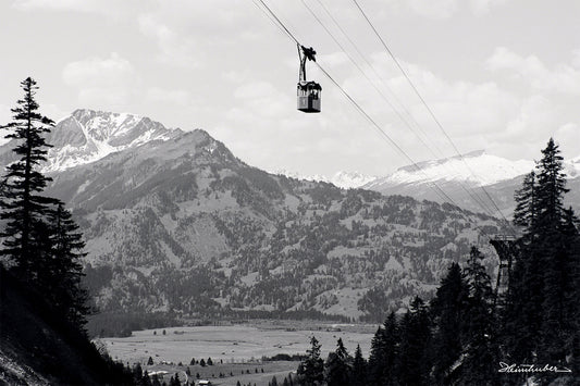 Gondel der Nebelhornbahn