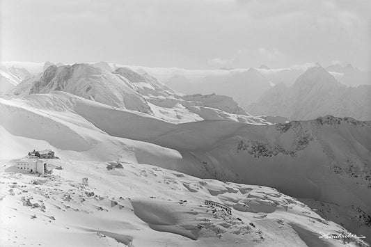 Nebelhornbahn im Winter 1931