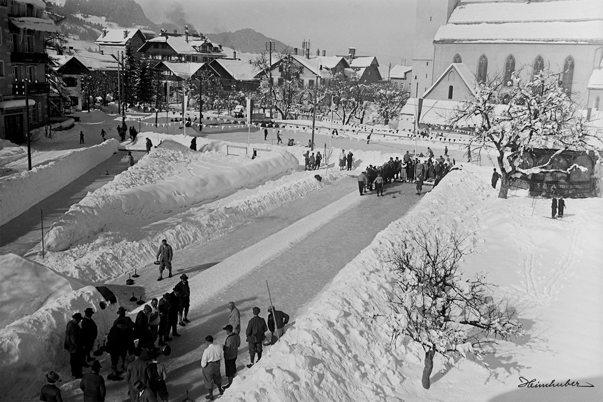 Eisschießbahnen am Kurplatz Oberstdorf