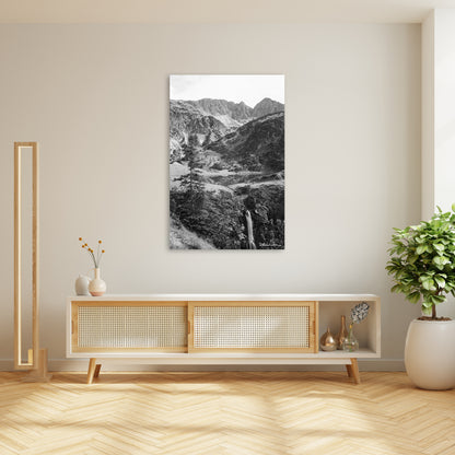 Gaisalpsee mit Wasserfall 1920