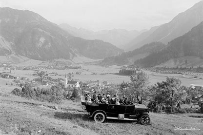 Postbus vor Hindelang, 1926