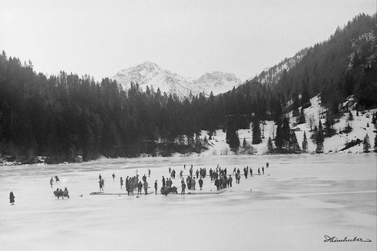 Eisstockschießen am Freibergsee