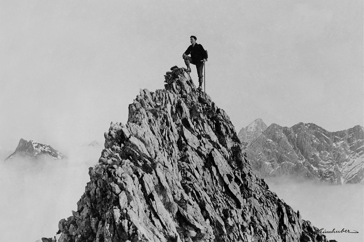 Eugen Heimhuber auf der Höfats