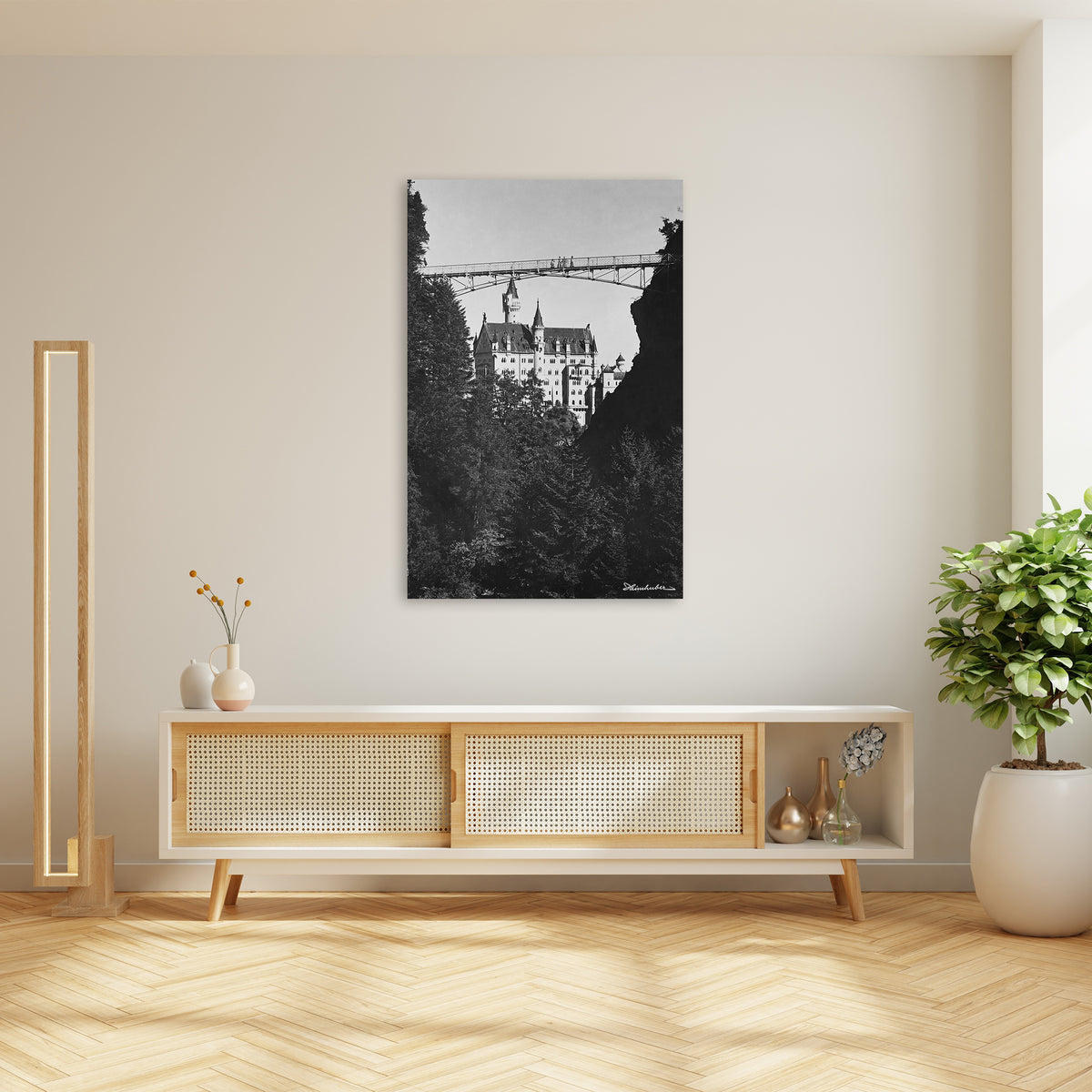 Schloss Neuschwanstein mit Marienbücke