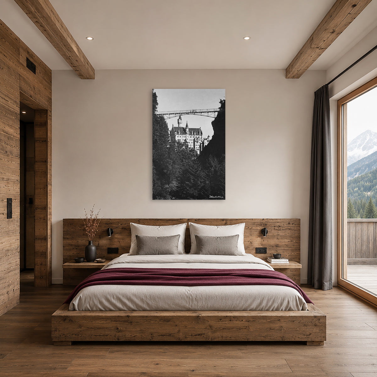 Schloss Neuschwanstein mit Marienbücke