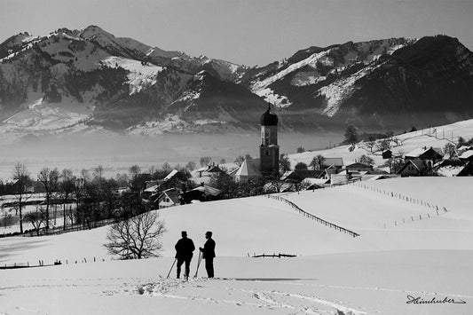 Skitausflug bei Rettenberg