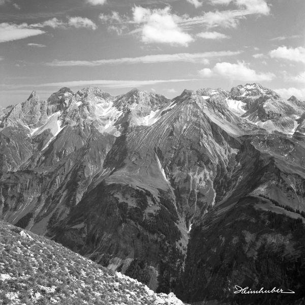 Blick vom Mindelheimer Klettersteig